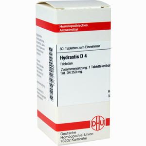 Hydrastis D4 Tabletten 80 Stück - ab 8,20 €