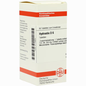 Hydrastis D6 Tabletten 80 Stück - ab 10,71 €