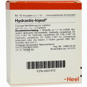 Hydrastis- Injeel Ampullen  10 Stück - ab 0,00 €