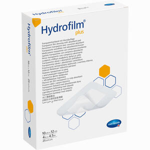 Hydrofilm Plus Transparentverband 10x12cm  25 Stück - ab 36,96 €