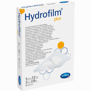 Hydrofilm Plus Transparentverband 5x7.2cm  5 Stück - ab 9,40 €