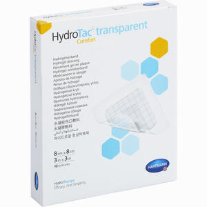 Hydrotac Transparent 8 Cm X 8 Cm Verband 10 Stück - ab 63,95 €