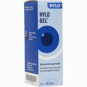 Abbildung von Hylo- Gel Augentropfen 10 ml Abbildung von Hylo- Gel Augentropfen 10 ml