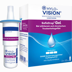 Hylo- Vision Safedrop Gel Augentropfen 2 x 10 ml - ab 16,06 €