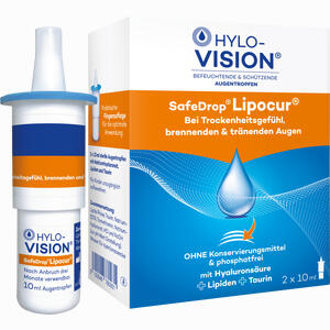 Hylo- Vision Safedrop Lipocur Augentropfen 2 x 10 ml