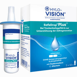 Hylo- Vision Safedrop Plus Augentropfen 2 x 10 ml - ab 16,01 €