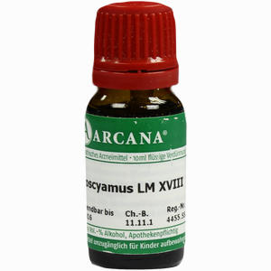 Hyoscyamus Arca Lm 18 10 ml - ab 10,47 €