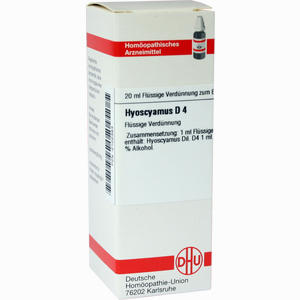 Hyoscyamus D4 Dilution 20 ml - ab 10,38 €