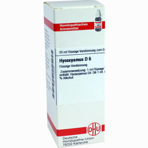 Hyoscyamus D6 Dilution 20 ml - ab 8,01 €