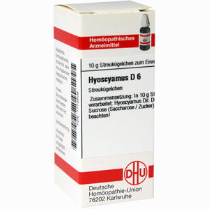 Hyoscyamus D6 Globuli DHU-Arzneimittel GmbH & Co. KG 10 g - ab 7,08 €