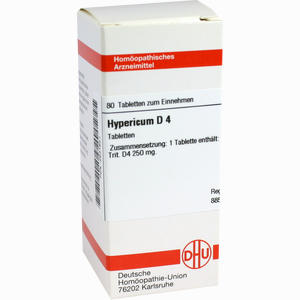 Hypericum D4 Tabletten 80 Stück - ab 8,40 €
