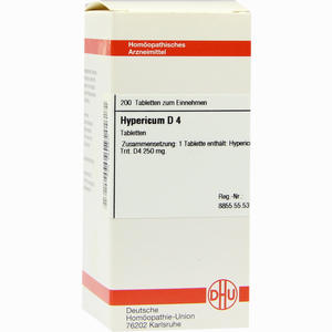 Hypericum D4 Tabletten 200 Stück - ab 0,00 &euro;