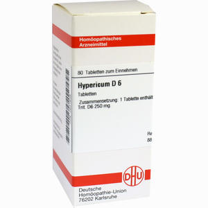 Hypericum D6 Tabletten 80 Stück - ab 8,00 €