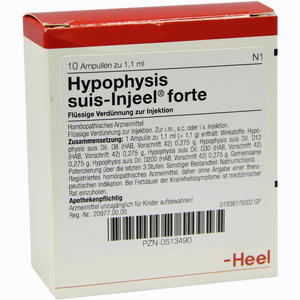 Hypophysis Suis- Injeel Forte Ampullen  10 Stück - ab 22,15 €