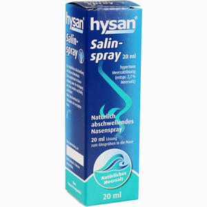 Hysan Salinspray Nasenspray 20 ml - ab 3,30 €