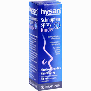 Hysan Schnupfenspray Kinder Nasenspray 10 ml - ab 1,76 €
