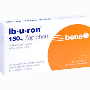Ib- U- Ron 150mg Zäpfchen 10 Stück - ab 0,00 €
