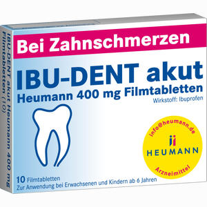 Ibu- Dent Akut Heumann 400 Mg Filmtabletten  10 Stück