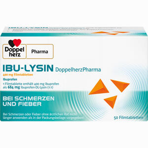 Ibu- Lysin Doppelherzpharma Filmtabletten 400 Mg  50 Stück - ab 10,42 €