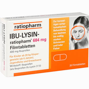 Ibu- Lysin- Ratiopharm 684mg Filmtabletten  20 Stück