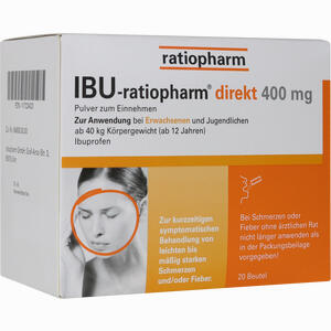 Ibu- Ratiopharm Direkt 400 Mg Pulver Zum Einnehmen 20 Stück