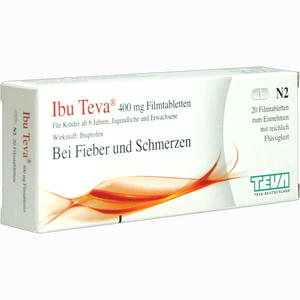 Ibu Teva 400mg Filmtabletten  20 Stück - ab 0,00 &euro;
