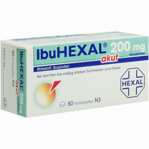 Ibuhexal Akut 200 Filmtabletten 50 Stück - ab 0,00 €