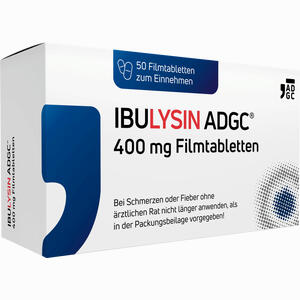 Ibulysin Adgc 400 Mg Filmtabletten 50 Stück - ab 6,44 €