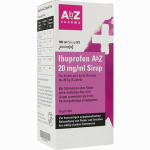 Ibuprofen Abz 20 Mg/ml Sirup  100 ml Ibuprofen Abz 20 Mg/ml Sirup  100 ml