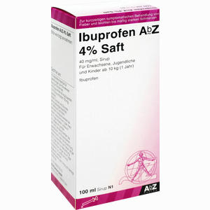 Ibuprofen Abz 4% Saft  100 ml - ab 0,00 &euro;