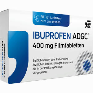 Ibuprofen Adgc 400 Mg Filmtabletten 20 Stück - ab 1,34 €