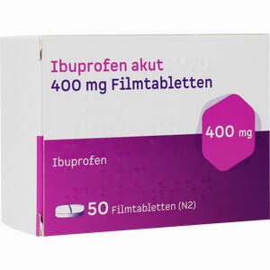 Ibuprofen Akut 400 Mg Filmtabletten 50 Stück - ab 1,99 €
