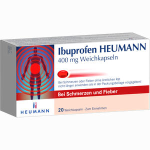 Ibuprofen Heumann 400 Mg Weichkapseln 20 Stück - ab 3,84 €