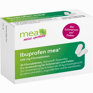 Ibuprofen Mea 400 Mg Filmtabletten  30 Stück - ab 4,20 €