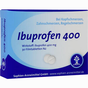 Ibuprofen Sophien 400 Filmtabletten 30 Stück - ab 4,41 €