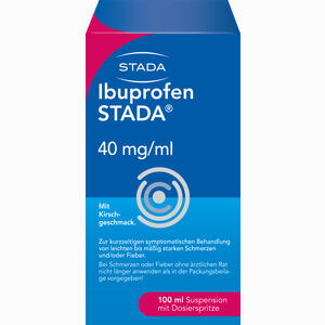 Ibuprofen Stada 40mg/ml Suspension Zum Einnehmen  100 ml - ab 1,87 €