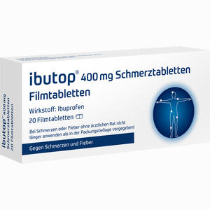 Ibutop 400mg Schmerztabletten  20 Stück - ab 1,29 €