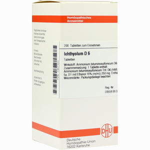 Ichthyolum D6 Tabletten 200 Stück - ab 0,00 €