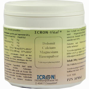 Icron Vital Dolomit Calcium Magnesium Basenpulver  300 g - ab 5,81 €