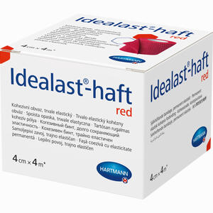 Idealast- Haft Color Binde 4cmx4m Rot  1 Stück - ab 4,28 €