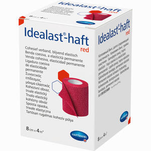 Idealast- Haft Color Binde 8cmx4m Rot  1 Stück - ab 7,50 €