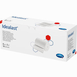 Idealast Weiss Ohne Verbandklammern 8cm X 5m Idealbinden  10 Stück - ab 76,65 €