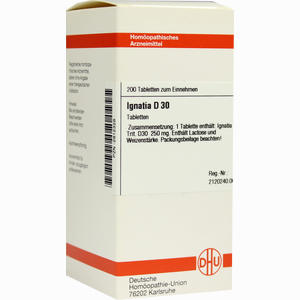 Ignatia D30 Tabletten 200 Stück - ab 0,00 &euro;