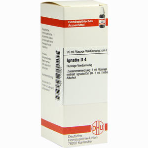 Ignatia D4 Dilution DHU-Arzneimittel GmbH & Co. KG 20 ml - ab 8,48 &euro;