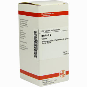 Ignatia D6 Tabletten 200 Stück - ab 0,00 €