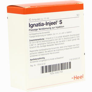 Ignatia- Injeel S Ampullen  10 Stück - ab 17,17 €