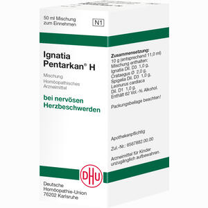 Ignatia Pentarkan H Liquidum 50 ml - ab 0,00 &euro;