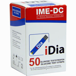 Ime- Dc Idia Blutzuckerteststreifen 50 Stück - ab 0,00 €
