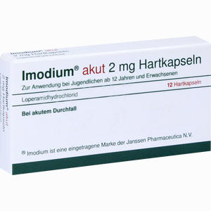 Imodium Akut Hartkapseln kohlpharma GmbH 12 Stück - ab 4,94 &euro;