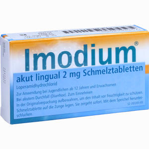 Imodium Akut Lingual EurimPharm Arzneimittel GmbH 12 Stück - ab 7,78 &euro;